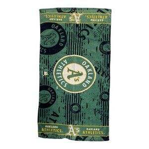 Vintage Oakland Athletics Beach Towel 29x53” A’s